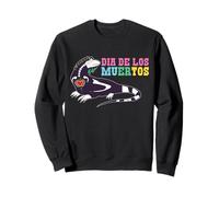 Dia De Los Muertos Gecko Skeleton Soul Day Of Dead Halloween Felpa