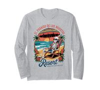 Dia de Los Muertos - Giorno Divertente della Vacanza dei Morti Maglia a Manica