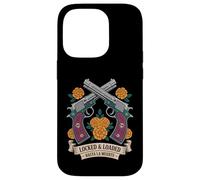 Dia de los Muertos - Pistole Calavera - Retro Sugar Skull Custodia per iPhone 14 Pro