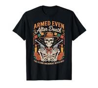 Dia de Los Muertos - PRO Gun Messicano-Americano 2° Emendamento Maglietta