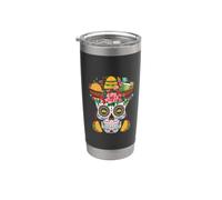 Dia De Los Muertos Santa Muerte Taco Buon Cinco De Mayo Bicchiere termico in acciaio inox doppia parete