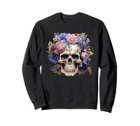Dia De Muertos Mexican Skull for Skeleton Lovers Floral Goth Felpa
