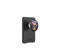 Dia De Muertos Mexican Skull For Skeleton Lovers Floral Goth PopSockets PopWallet per MagSafe