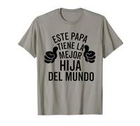 Dia del Padre T-Shirt para Un Papa En Espanol Regalo Papi Maglietta