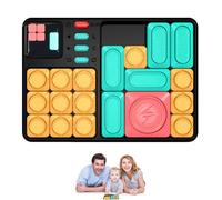 Dia Puzzle Brain Game - Puzzle elettronico interattivo palmare, giocattolo logico labirinto, console magnetica con modalità , effetti sonori per bambini, adulti, allenamento,