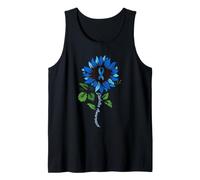Diabetes Awareness Girasole Tipo 1 Sopravvissuto diabetico T2D Canotta
