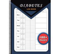 Diabetes Log Book Simple Glucose Level Tracking Journal 4 Meals With Notes
