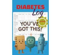 Diabetes Log: Diabetes Log with Easy to read Print for Diabetes, Gestational Diabetes, Type 1 and Type 2 | 120 pages | Blood Sugar, Meals, and Exercise Tracker (6x9 Portable Size)