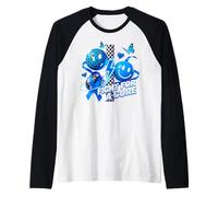 Diabetes T1D Fight for A Cure Diabetic Maglia con Maniche Raglan