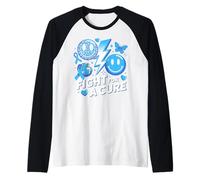 Diabetes T1D Fight for A Cure Diabetic Maglia con Maniche Raglan