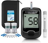 Diabetes test kit glucosio nel sangue kit di monitoraggio della glicemia con 50
