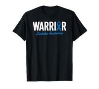 Diabetes Warrior per sopravvissuto al diabete Maglietta