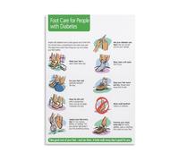 Diabetic Foot Health Guide Poster