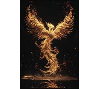 Diabetic Log Book with Phoenix Cover - Blood Sugar Tracker Journal for Daily Diabetes Monitoring - Inspirational Diabetes Planner