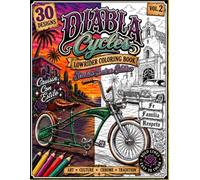 DIABLA CYCLES LOWRIDER COLORING BOOK VOL. 2 STRETCH CRUISER EDITION