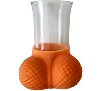 Diablo picante - vaso chupito cristal con huevos natural