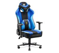Diablo Sedia da Gaming in Tessuto X-Player 2.0 - Gaming Chair Ergonomica con Braccioli 3D - Cuscino Cervicale/Lombare Funzione Dondolo - Sedia per PC, Poltrona Gaming, Sedia Ufficio 160 kg - King (XL)