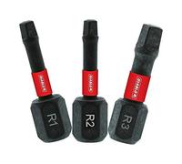 Diablo - Set di 3 punte quadrate da 2,5 cm, colori assortiti