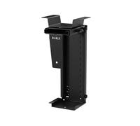 Diablo Supporto per PC sotto la scrivania, regolabile, 10 kg | altezza da 39 a 64,5 cm, larghezza da 16,5 a 27,5 cm, in acciaio, per tavolini alti, guida pulita dei cavi, montaggio stabile