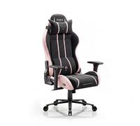 DIABLO Sedia Gaming Ergonomica Professionale Sedia Ufficio Reclinabile 140 Gradi Supporto Lombare Schienale Alto Accoudoirs Regolabili Altezza Regolabile Tessuto Traspirante Comfort