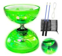 Diabolo - Set di 3 cuscinetti a sfera, 4,5 mm, per bambini e adulti, colore: verde