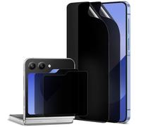 Diacube Confezione da 2 pellicole protettive per Samsung Galaxy Z Flip 6, anti-spia, in EPU ibrida flessibile, autorigenerante, compatibili con custodie, facile installazione con strumento di