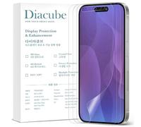 Diacube Confezione da 3 pellicole protettive antiriflesso opache compatibili con iPhone 17 Pro Max, pellicola in PET EPU resistente alla rottura, anti impronte, tocco setoso, senza polvere e facile