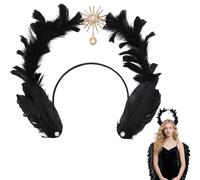 Diadema con aureola angelica, costume da angelo per Halloween, costume da diavoletta, diadema con ali d'angelo, accessori per costumes angelo, per Halloween, carnevale, cosplay,feste a tema,teatro