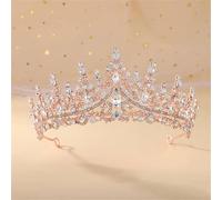 Diadema Da Sposa In Cristallo Da Principessa Da Donna, Eleganti Corone, Diadema Con Strass, Copricapo, Accessori Per Capelli Da Sposa