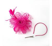 Diadema da sposa in rete, piccolo cappello a cilindro, accessori per capelli Jockey Club