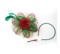 Diadema da sposa in rete, piccolo cappello a cilindro, accessori per capelli Jockey Club