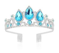 Diadema di compleanno corona nuziale abito da sposa Hiar gioielli pettini diademi e corone per il partito copricapo 15