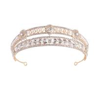 Diadema di perle di cristallo della corona della regina per gli accessori dei capelli