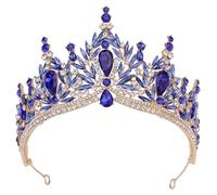 Diadema e corone da donna, splendida foresta diadema di cristallo diadema regina reale corona nuziale di lusso abito da sposa gioielli per capelli accessori per costumi da sposa, Agata