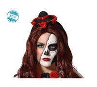 Diadema Rosso/Nero Cappello Mini Halloween