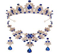 Diadema Sposa Collana Da Per Matrimonio Gioielli Il Ballo Fine Anno