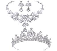 Diadema Sposa Collana Da Per Matrimonio Gioielli Il Ballo Fine Anno