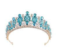 Diademi con foglie di diadema cristallo rosso vino foresta retrò Per Le Donne