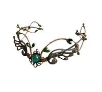 Diademi da principessa fantasia regolabili con cristalli floreali corna corona rinascimentali accessori per foto puntelli uso quotidiano fatto a mano in lega fata copricapo