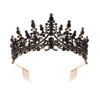Diademi da sposa Accessorio per lo styling con strass antiscivolo Coroncina Fascia per capelli per sposa evento formale Dressingup Puntelli Corone di nozze, Misura unica, come descritto, come