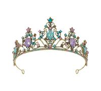 Diademi da sposa in cristallo, corone per capelli, gioielli per capelli, coroncina per eventi di nozze, presa sicura, strass, decorazione per capelli, gioielli per la testa di nozze, One Size, come