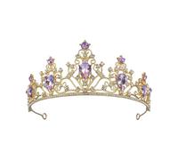 Diademi da sposa in cristallo, corone per capelli, gioielli per capelli, coroncina per eventi di nozze, presa sicura, strass, decorazione per capelli, gioielli per la testa di nozze