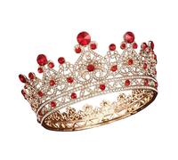 Diademi da sposa in cristallo scintillante per matrimonio barocco copricapo corone fascia per capelli confortevole per donne ragazza costume puntelli elegante accessorio per capelli da sposa, Misura