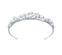 Diademi di lusso con perle e cristalli per la sposa, offrono un look senza tempo, adatti sia per matrimoni occidentali che orientali