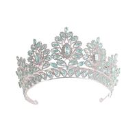 Diademi Di Strass Di Colore Rosa Corona Da Sposa Di Lusso Squisita For La Sposa Corona Di Strass For Accessori For Capelli Da Sposa Delicato Confortevole(New C4)