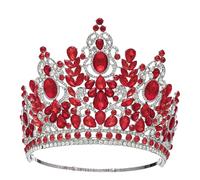 Diademi e corone per le donne fascia per capelli da sposa principessa gioielli accessori corona concorso