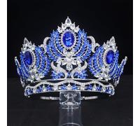Diademi E Corone Per Le Donne Ornamenti Dei Capelli di Nozze Regolabile Cristallo Concorso Prom Accessori Dei Monili Dei Capelli