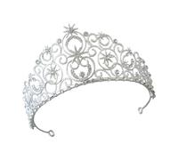 Diademi in lega scavati per balli da sala e copricapo da principessa in stile vintage per eventi speciali e celebrazioni Fascia da sposa vintage