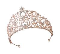 Diademi in lega scavati per balli da sala e copricapo da principessa in stile vintage per eventi speciali e celebrazioni Fascia da sposa vintage