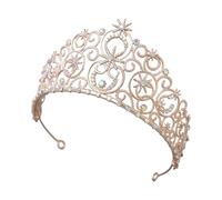 Diademi Ornamenti per capelli Copricapo da principessa Gioielli con per feste a tema e sfilate Copricapo elaborato con coroncina